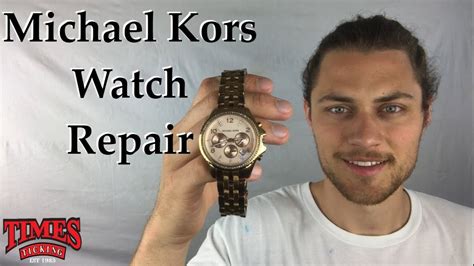 remove michael kors watch back